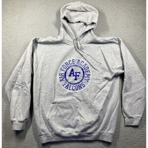 Air Force‎ Academy Falcons Hoodie Adult Large Gray Pullover Sweatshirt Sweater